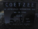 COETZEE Issie 1925-1994