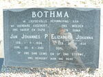BOTHMA Jan Johannes P. 1934-2001 & Elizabeth Johanna BLOM 1938-