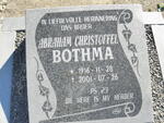 BOTHMA Abraham Christoffel 1916-2001