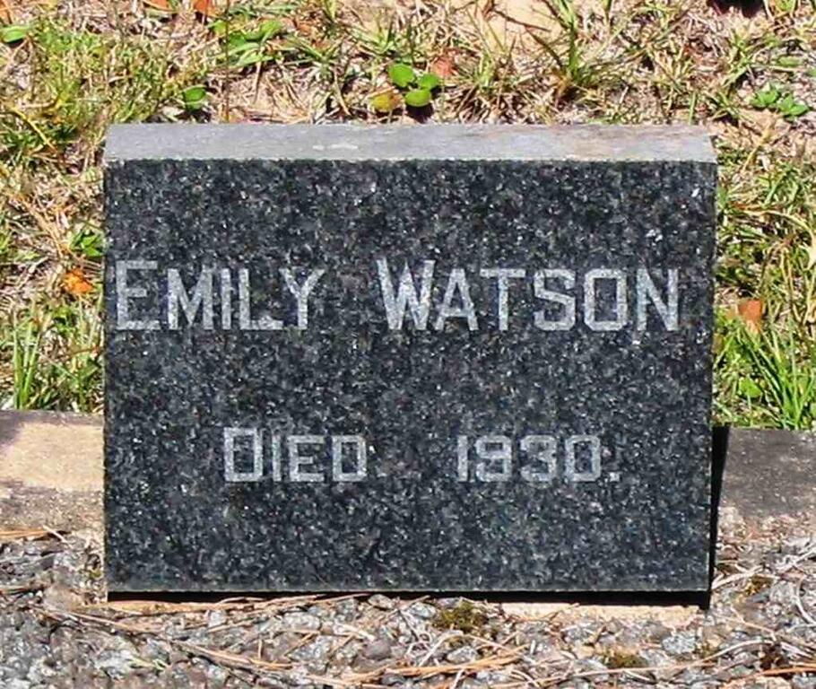 WATSON Emily -1930