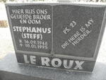 ROUX Stephanus, le 1946-1995