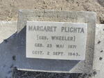 PLICHTA Margaret nee WHEELER 1871-1943