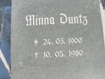 DUNTZ Minna 1900-1980