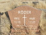 RODER Fritz 1902-1962 & Hilde 1906-1976