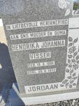JORDAAN Hendrina Johanna nee VISSER 1891-1972