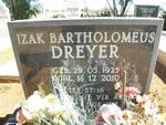 DREYER Izak Bartholomeus 1925-2010