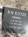KOTZE B.N. 1931-2005