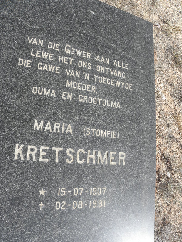 KRETSCHMER Maria 1907-1991
