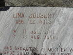 JOUBERT Lina nee LE ROUX 1911-1991