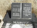 MARITZ Hannes 1919-2004