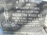 NEL Magrietha Maria 1913-1976