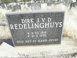 REDELINGHUYS Dirk J.V.D. 1919-1976