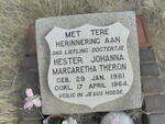 THERON Hester Johanna Margaretha 1961-1964