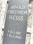 WEISS Arnold Friedrich 1881-1968