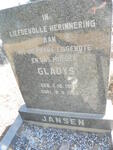 JANSEN Gladys 1907-1963