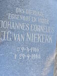 NIEKERK Johannes Cornelius, van 1916-1966