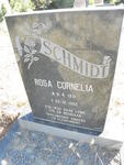 SCHMIDT Rosa Cornelia 1931-1982