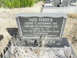 NIEKERK Hugo Hendrik, van 1901-1979