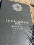 AGGENBACH S.C.B. 1927-1987