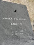 ANDRES A.W.R.E.K. 1905-1996
