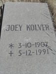 KOLVER Joey 1907-1991