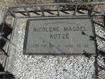 KOTZE Nicolene - Magdel 1979-1988