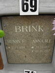 BRINK Henry F. 1938- & Anna M.E. 1937-2007