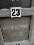 BURGER Marie 1930-2008
