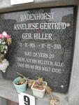 BADENHORST Anneliese Gertrud nee HILLER 1924-2001