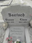 BARTSCH Werner 1898-1978 & Cläre 1903-1984 :: RETHEMEYER Ursula nee  BARTSCH 1929-1989