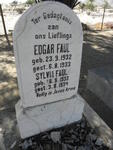 FAUL Edgar 1932-1933 :: FAUL Sylvia 1933-1934