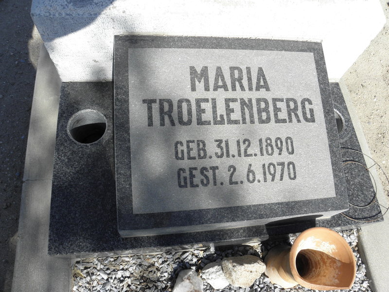 TROELENBERG Maria 1890-1970