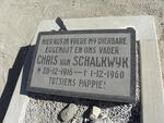 SCHALKWYK Chris, van 1916-1960