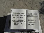 MARITZ Frans Daniel 1909-1957
