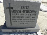 WEISCHEDE Fritz, Grosse 1917-1973