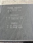 PLESSIS Pieter Willem, du 1938- :: DU PLESSIS Snowy 1984-1994 :: DU PLESSIS Willi 1993-2007