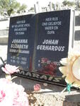 MARAIS Johan Gerhardus 1932- & Johanna Elizabeth O'CALLAGHAN 1933-2007