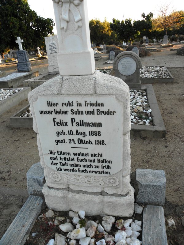 PALLMAN Felix 1888-1918