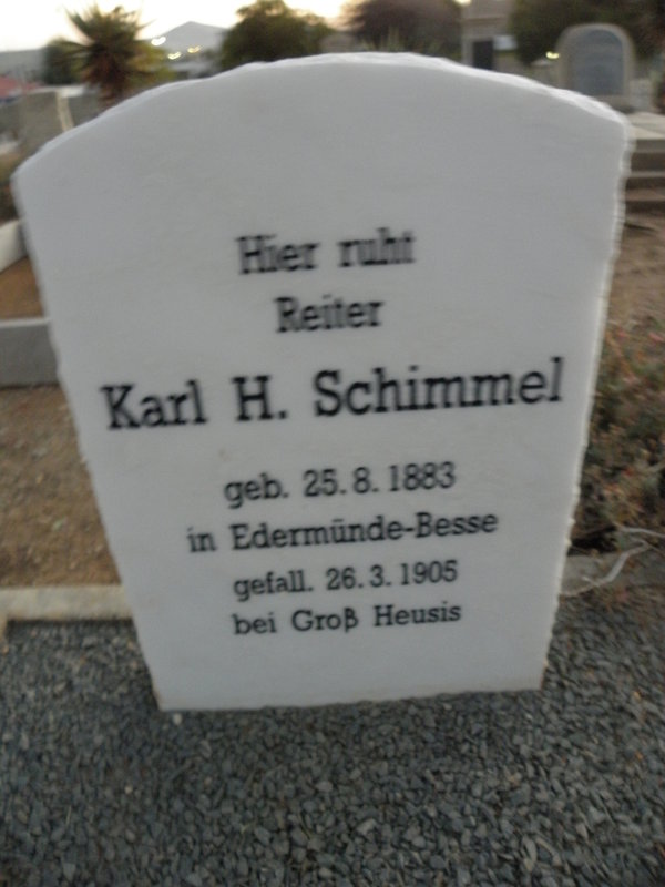 SCHIMMEL Karl H. 1883-1905
