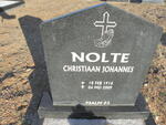 NOLTE Christiaan Johannes 1916-2009