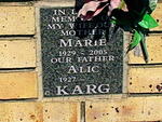 KARG Alic 1927- & Marie 1929-2005