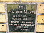MERWE James, van der 1922-2008