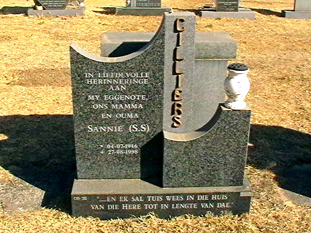CILLIERS S.S. 1946-1998
