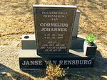 RENSBURG Cornelius Johannes, Janse van 1948-1999