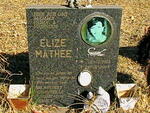 MATHEE Elize 1958-2007
