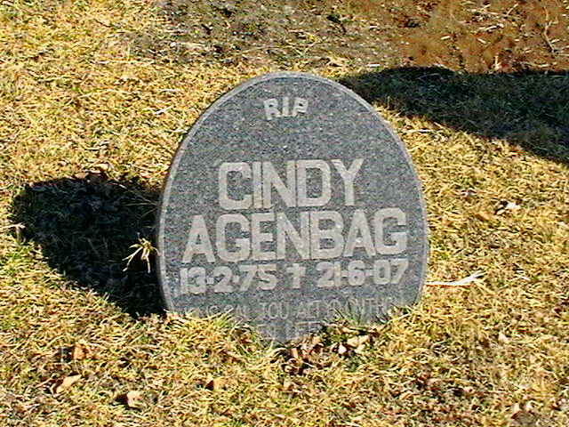 AGENBAG Cindy 1975-2007