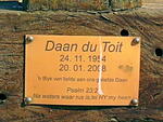 TOIT Daan, du 1954-2008