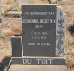 TOIT Johanna Beatrix, du 1956-1978