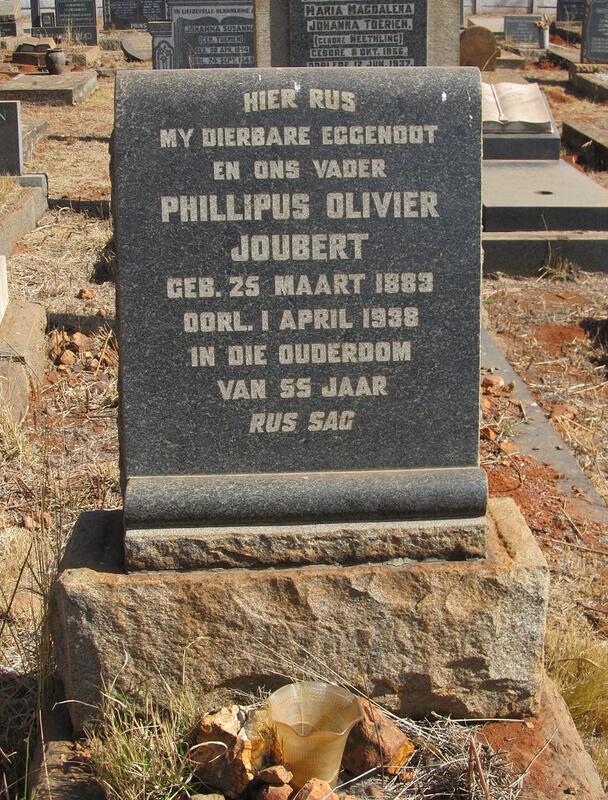 JOUBERT Phillipus Olivier 1883-1938