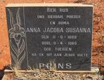 PRINS Anna Jacoba Susanna 1888-1965